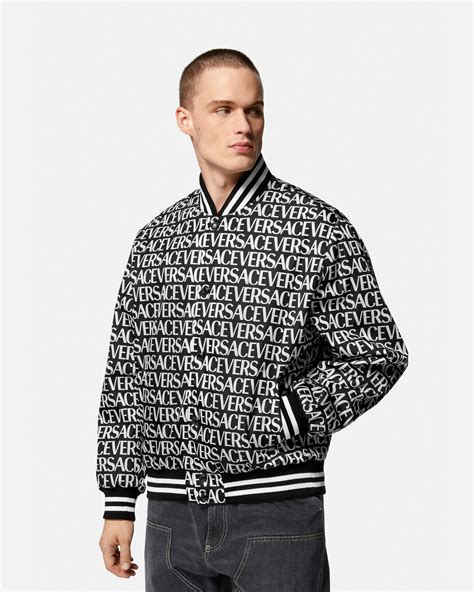 jacke versace herren|versace bomber jacket.